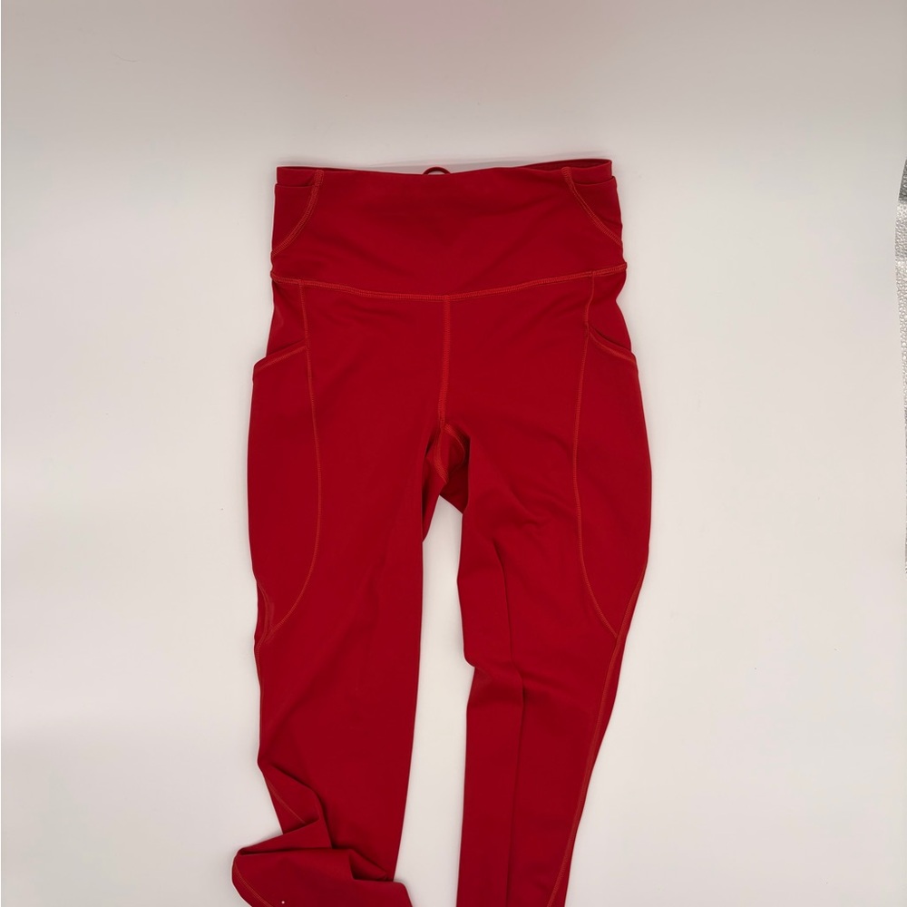 lululemon athletica Red Leggings
